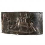 Spiritual Decorated Plate Belt Buckle, Bronze, Urartian Period, 7th century BCE
